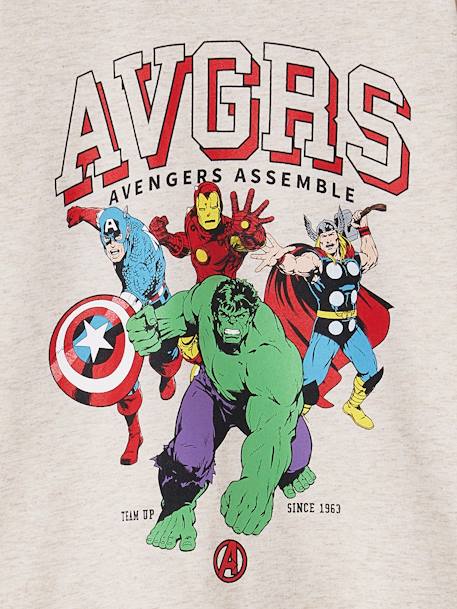 Marvel Avengers T-Shirt Manches Longues Garçon – Gris Super Héros, 100% Coton Confortable 8 Ans