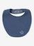 Lot 3 bavoirs naissance en gaze de coton lot bleu+lot rose 4 - vertbaudet enfant 