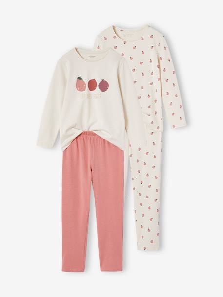 Lot De 2 Pyjamas Garçon Vertbaudet - Musique - Coton Oeko-Tex - Ivoire 3A