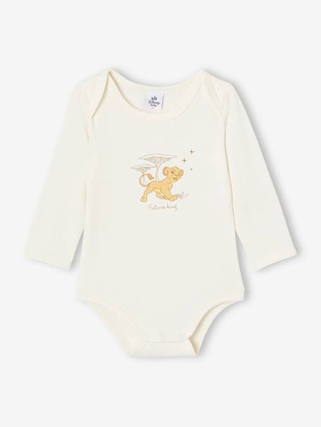 Lot de 2 bodies Disney Le Roi Lion bébé vert sauge 2 - vertbaudet enfant 