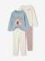 Lot 2 pyjamas fille gipsy lot bleu glacier/écru 1 - vertbaudet enfant 
