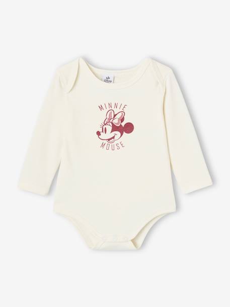 Lot de 2 bodies bébé Disney Minnie rose 2 - vertbaudet enfant 