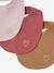 Lot 3 bavoirs naissance en gaze de coton lot bleu+lot rose 13 - vertbaudet enfant 