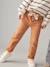 Pantalon fille paperbag ceinture foulard cannelle+mauve 1 - vertbaudet enfant 