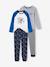 Lot de 2 pyjamas garçon space explorer Lot bleu/ gris chiné 2 - vertbaudet enfant 