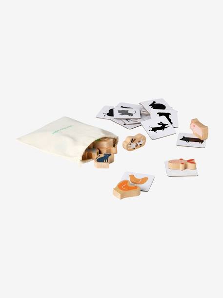 Jeux d'association des animaux en bois FSC® blanc 4 - vertbaudet enfant 