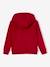Sweat garçon zippé à capuche motif poitrine blanc chiné+ocre+rouge+turquoise 8 - vertbaudet enfant 