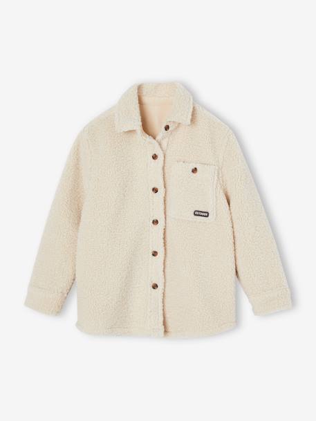 Chemise garçon en sherpa écru 4 - vertbaudet enfant 