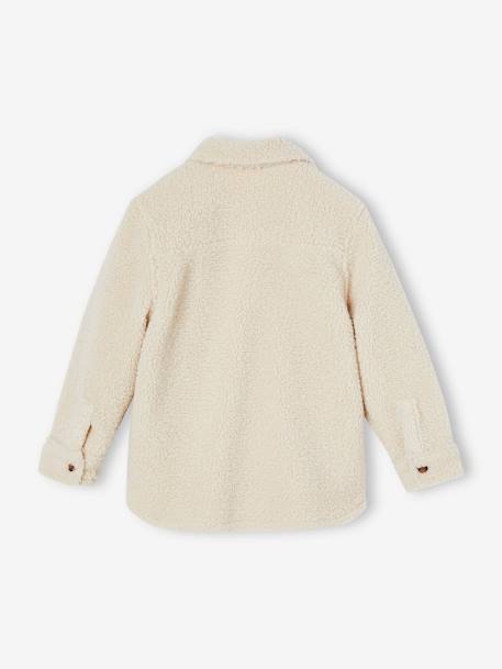 Chemise garçon en sherpa écru 2 - vertbaudet enfant 