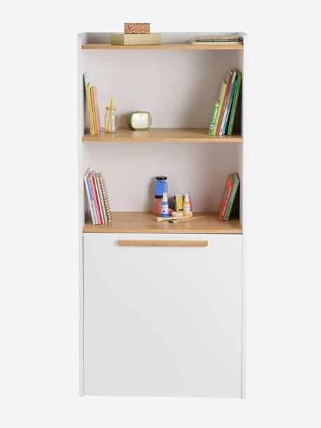 Bibliothèque avec bureau intégré Modulo blanc 8 - vertbaudet enfant 
