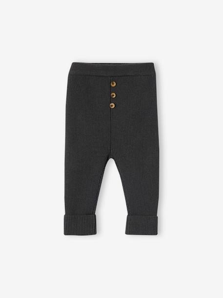 Legging évolutif en tricot bébé beige chiné+gris+vert d'eau 4 - vertbaudet enfant 