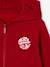 Sweat garçon zippé à capuche motif poitrine blanc chiné+ocre+rouge+turquoise 9 - vertbaudet enfant 