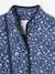 Veste à fleurs matelassée doublée sherpa fille bleu imprimé 4 - vertbaudet enfant 