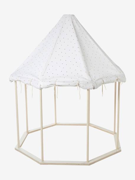 Tente hexagonale bois FSC® blanc 6 - vertbaudet enfant 