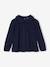 T-shirt blouse en broderie anglaise fille manches longues écru+marine+olive 4 - vertbaudet enfant 