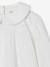T-shirt blouse en broderie anglaise fille manches longues écru+marine+olive 3 - vertbaudet enfant 