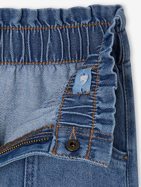 Jean fille large charpentier bleu clair+bleu moyen+denim gris 9 - vertbaudet enfant 