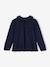 T-shirt blouse en broderie anglaise fille manches longues écru+marine+olive 5 - vertbaudet enfant 