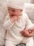 Ensemble naissance 3 pièces tee-shirt personnalisable legging bonnet bleu+écru 17 - vertbaudet enfant 