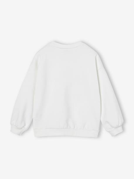 Sweat à sequins Disney Marie Les Aristochats fille écru 2 - vertbaudet enfant 