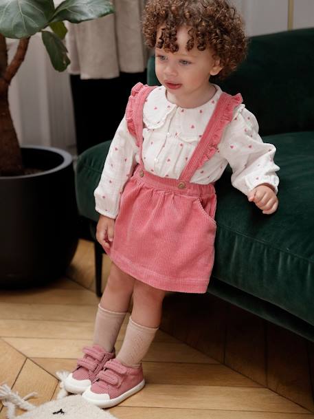 Blouse bébé fille coeurs en gaze de coton écru 6 - vertbaudet enfant 