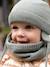 Ensemble bébé garçon bonnet + snood + moufles BASICS vert d'eau 8 - vertbaudet enfant 