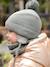 Ensemble bébé garçon bonnet + snood + moufles BASICS vert d'eau 7 - vertbaudet enfant 