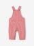 Salopette bébé en velours côtelé poches coeur bois de rose 1 - vertbaudet enfant 