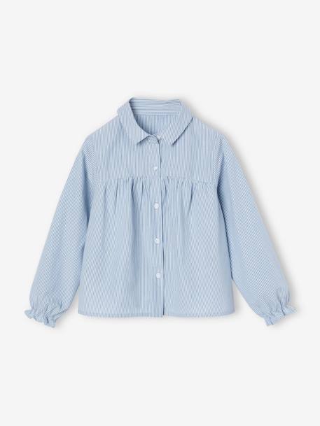 Chemise fille imprimée bleu ciel 3 - vertbaudet enfant 