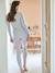 Ensemble 2 pièces pyjama de grossesse et allaitement gris chiné 2 - vertbaudet enfant 