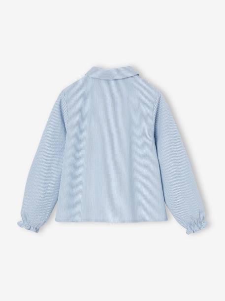 Chemise fille imprimée bleu ciel 4 - vertbaudet enfant 