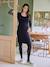 Robe effet drapé grossesse et allaitement noir 2 - vertbaudet enfant 