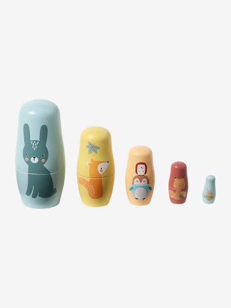 Boîtes gigognes animaux vert 4 - vertbaudet enfant 