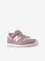 Baskets à lacets enfant YV373VQ2 ROSE CLAIR UNI AVEC DECOR 1 - vertbaudet enfant 