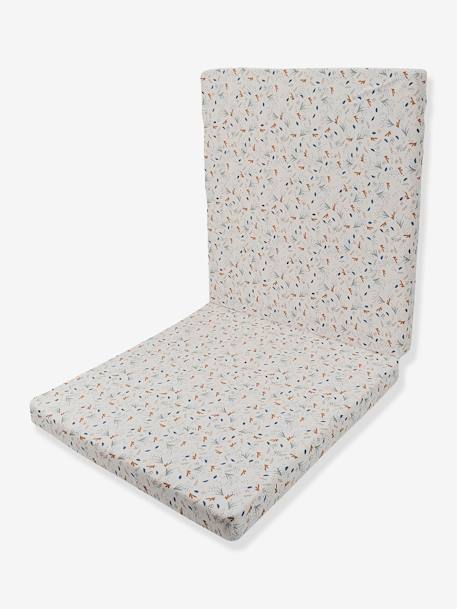 Matelas pliant 2 volets Au fil de l'Eau bleu imprimé 1 - vertbaudet enfant 