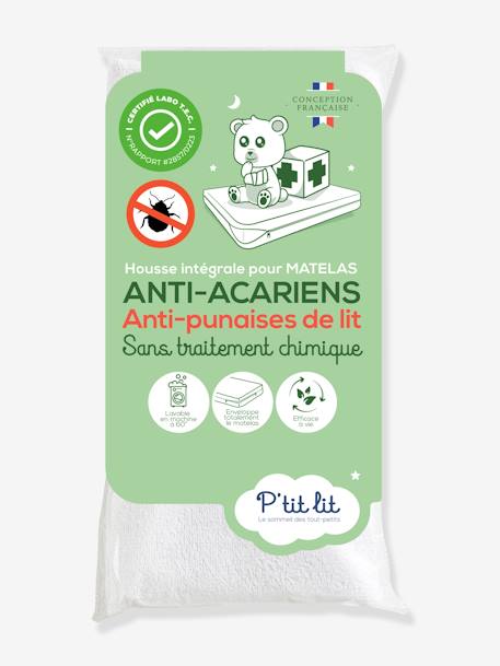Protège Matelas housse intégrale traité anti-acariens ALLERGOSTOP blanc 1 - vertbaudet enfant 
