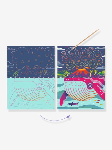 Cartes à gratter dessus-dessous multicolore 4 - vertbaudet enfant 