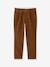 Pantalon chino velours marron 1 - vertbaudet enfant 