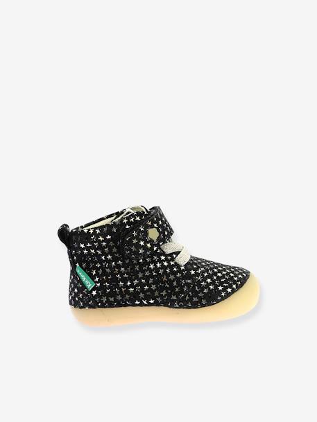 Bottillons cuir bébé Sonizikro - noir 2 - vertbaudet enfant 