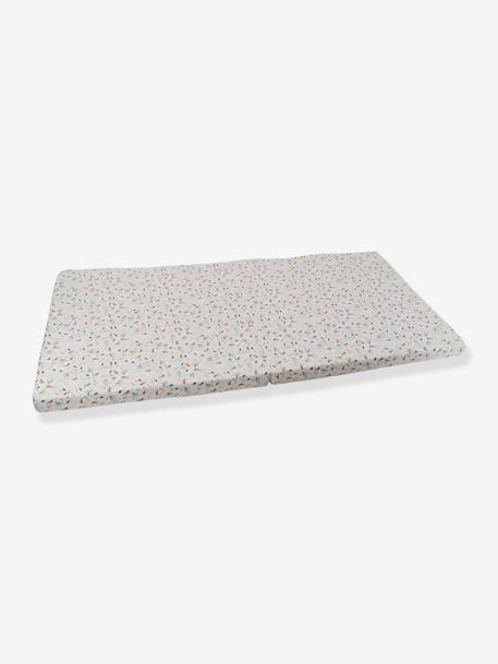 Matelas pliant 2 volets Au fil de l'Eau bleu imprimé 2 - vertbaudet enfant 