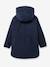 Parka fille doublée imitation fourrure marine+rose 2 - vertbaudet enfant 