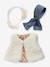 Vêtement Moumoute gilet+ oreille sherpa blanc 1 - vertbaudet enfant 