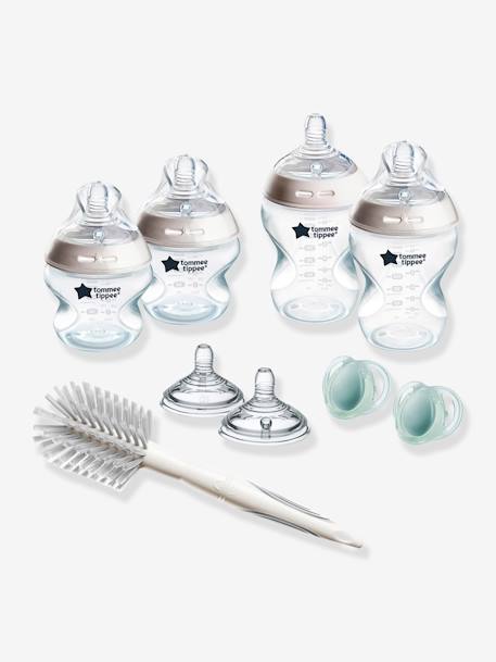Kit de Démarrage Nouveau-nés Natural Start, Biberons anti-colique 150 ml et 260 ml avec tétine à débit lent transparent 1 - vertbaudet enfant 