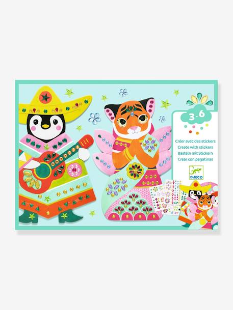 Activité de collage avec stickers brillants brillant 4 - vertbaudet enfant 