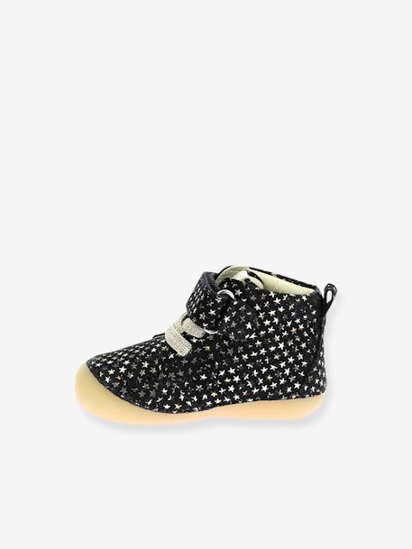 Bottillons cuir bébé Sonizikro - noir 3 - vertbaudet enfant 