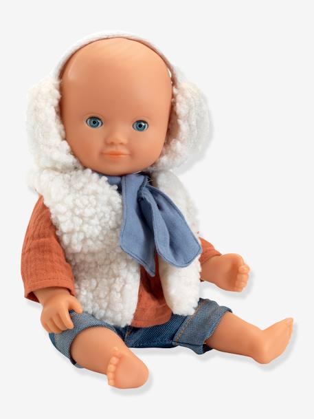 Vêtement Moumoute gilet+ oreille sherpa blanc 3 - vertbaudet enfant 