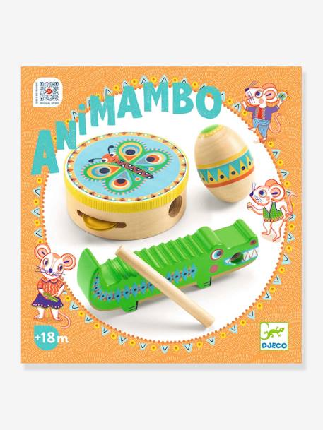 Animambo set de percussion multicolore 2 - vertbaudet enfant 