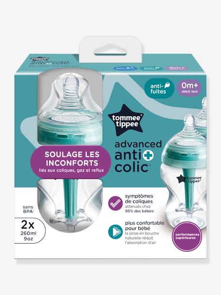 Lot 2 biberons 260ml Anti-Colique transparent 2 - vertbaudet enfant 