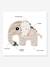 Doudou attache-sucette Elphee sable 5 - vertbaudet enfant 