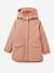 Parka fille doublée imitation fourrure rose 1 - vertbaudet enfant 